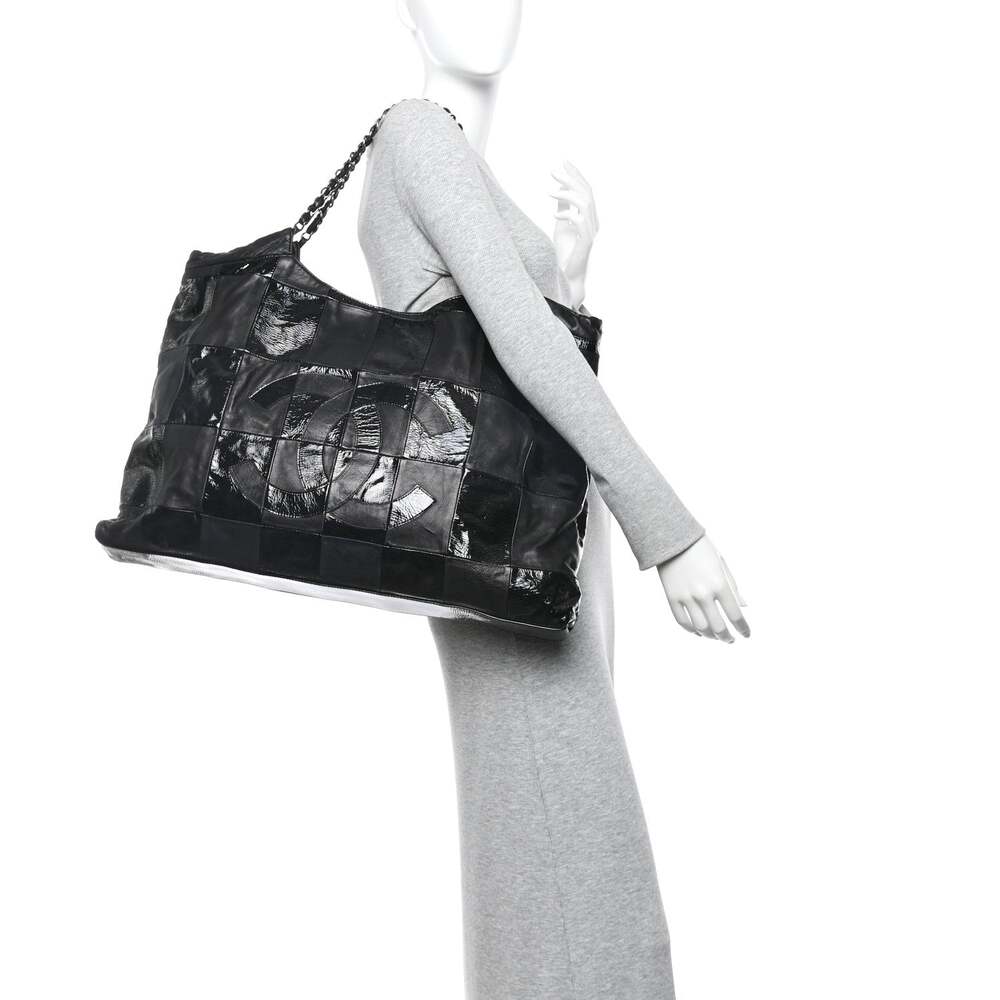 Chanel Patent Patchwork Large Brooklyn #229278c12b - image 2